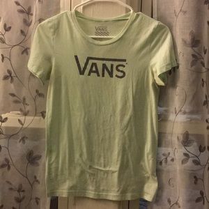 Light mint green vans shirt